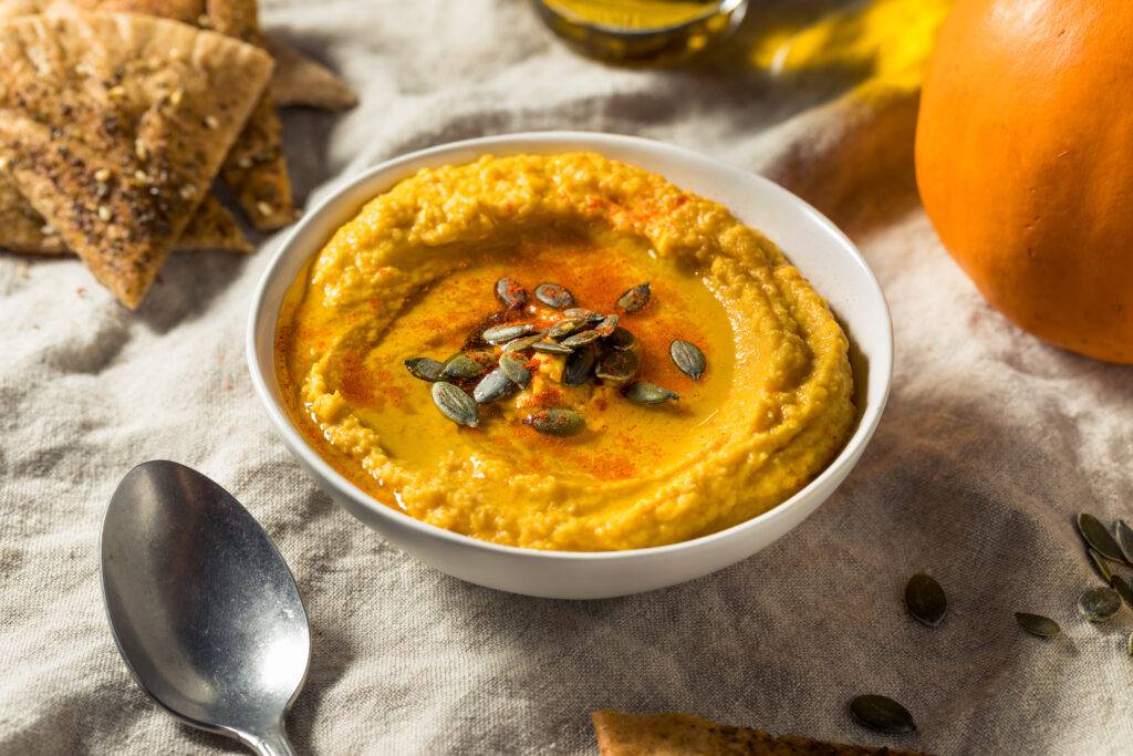 hummus zucca e ceci