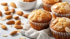 muffin arancia e mandorle