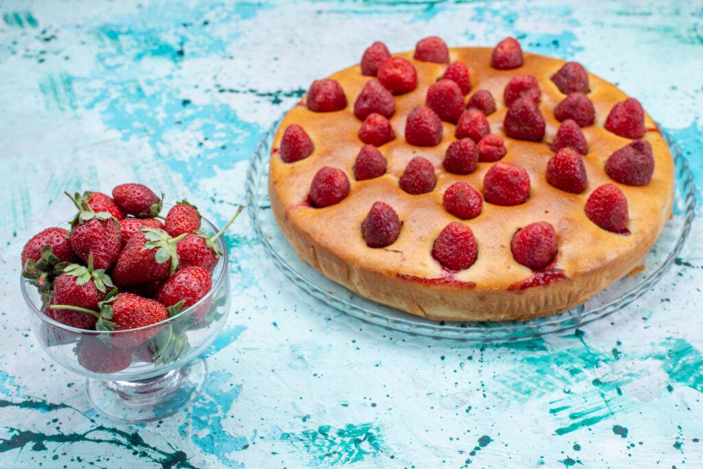 torta fragole e yogurt