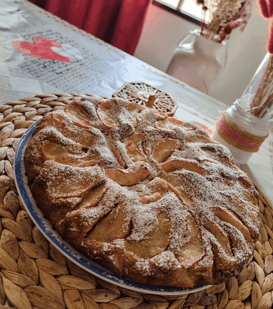 torta nuvola mele e cannella
