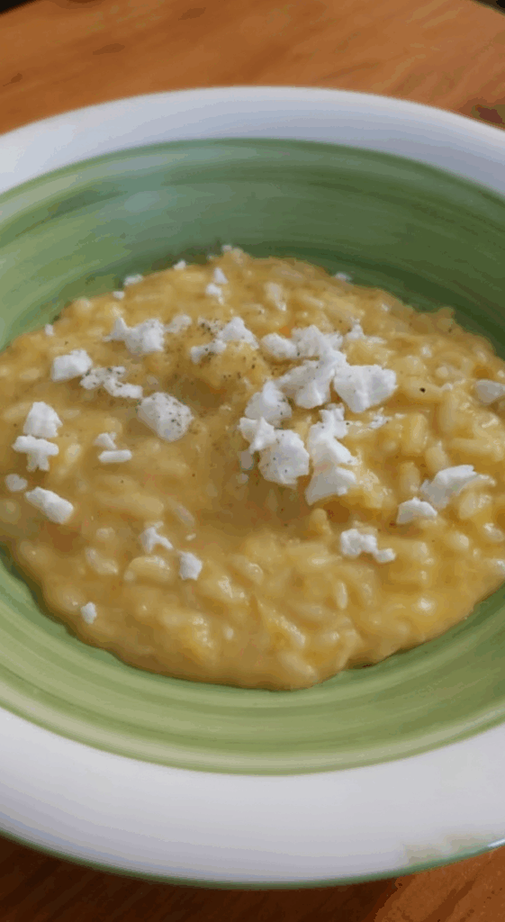 RISOTTO ZUCCA E FETA