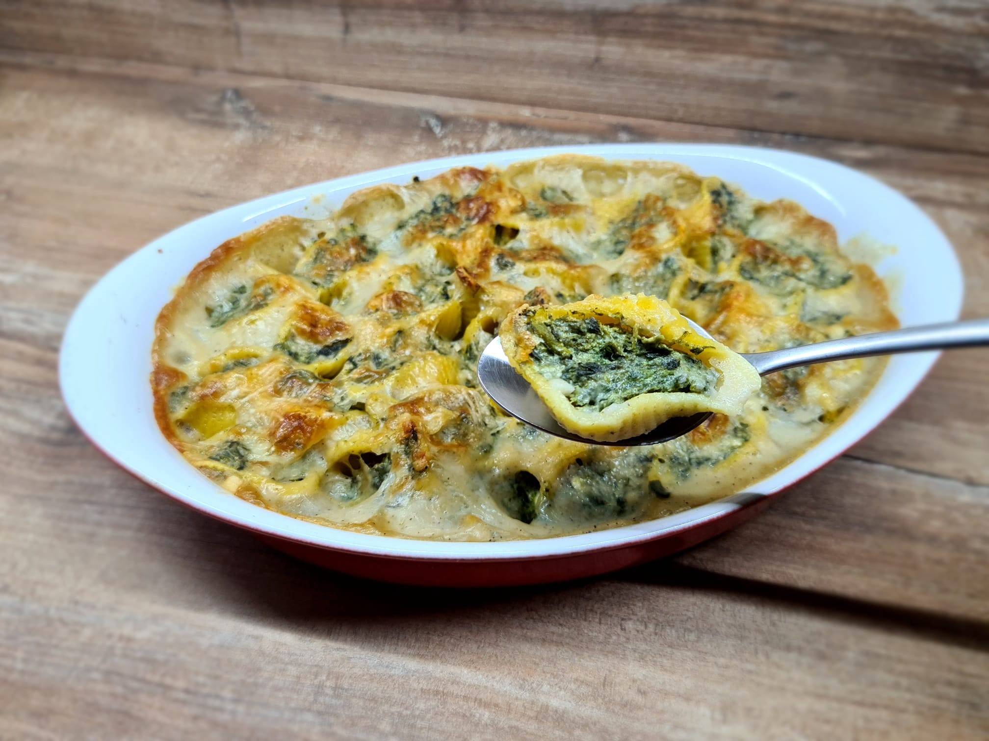 CONCHIGLIONI RIPIENI DI RICOTTA E SPINACI - Dott.ssa Simona Santini