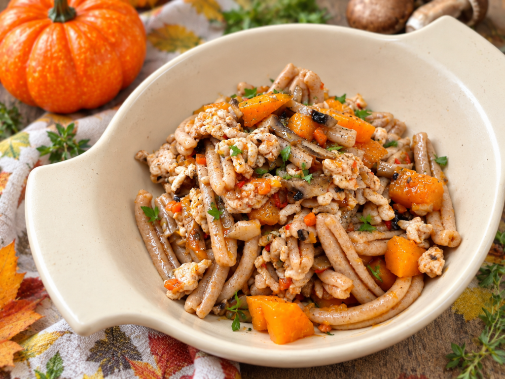 zucca e funghi