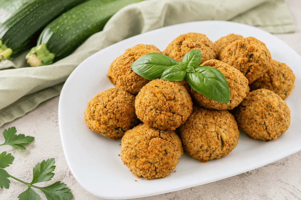 polpette di ricotta e zucchine