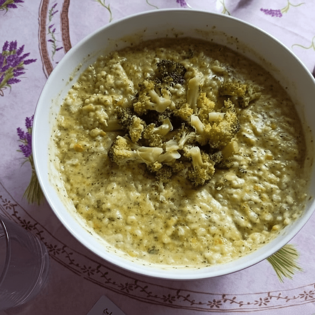 risotto zucca broccoli e philadelphia