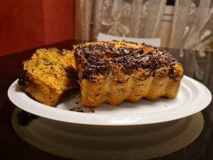 plumcake caffè e cioccolato