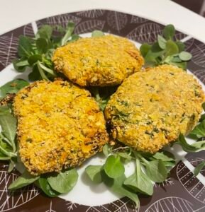 cotolette di ceci e zucchine