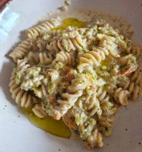 fusilli cremosi broccoli e Philadelphia