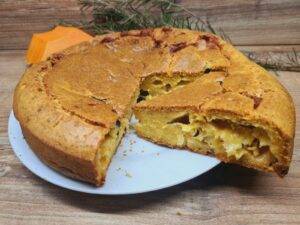 torta salata alla zucca