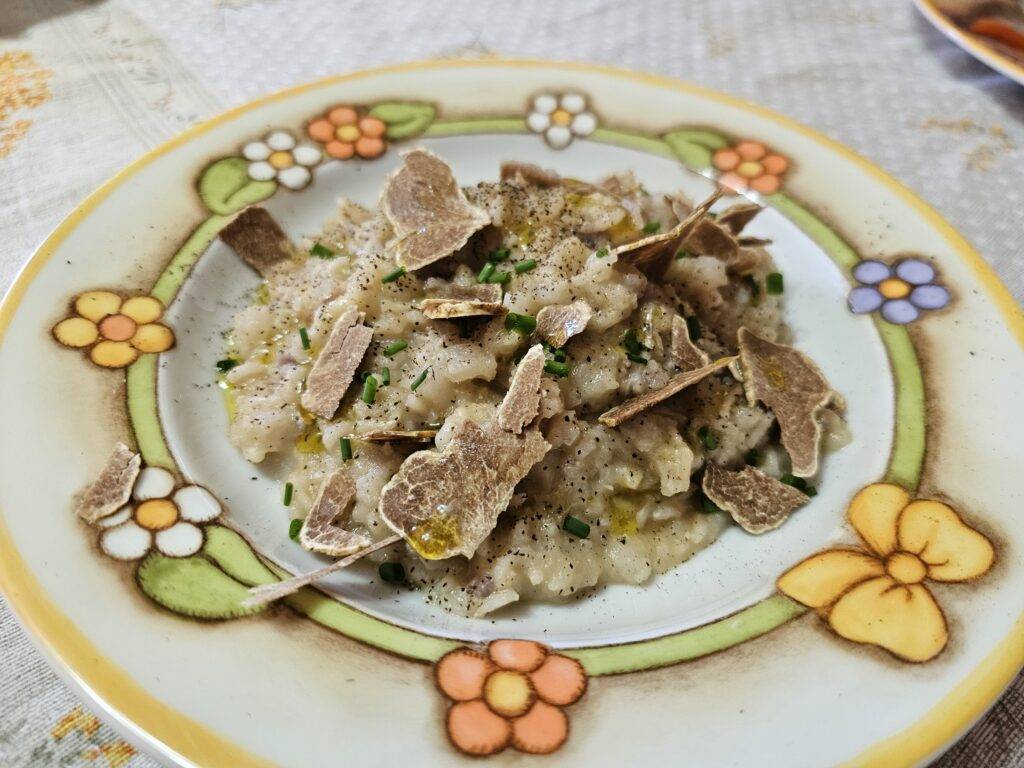 risotto al topinambur