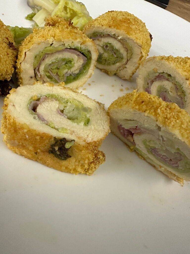 involtini di pollo gratinati