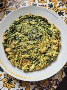 sformato di ricotta e spinaci