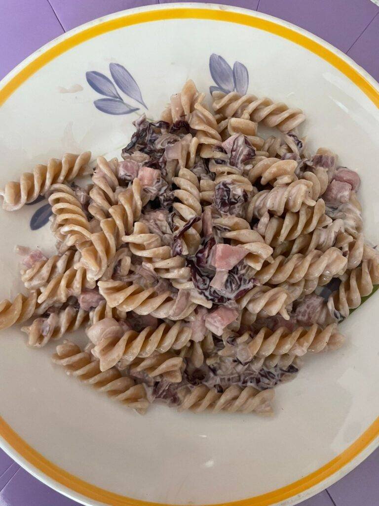 fusilli philadelphia radicchio