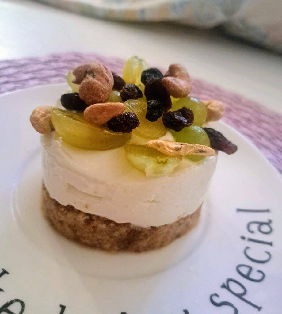 cheesecake all'uva