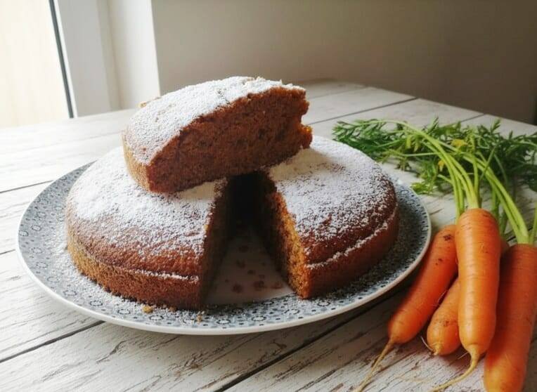 torta carote e kefir
