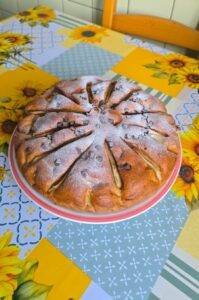 torta integrale pere e yogurt greco