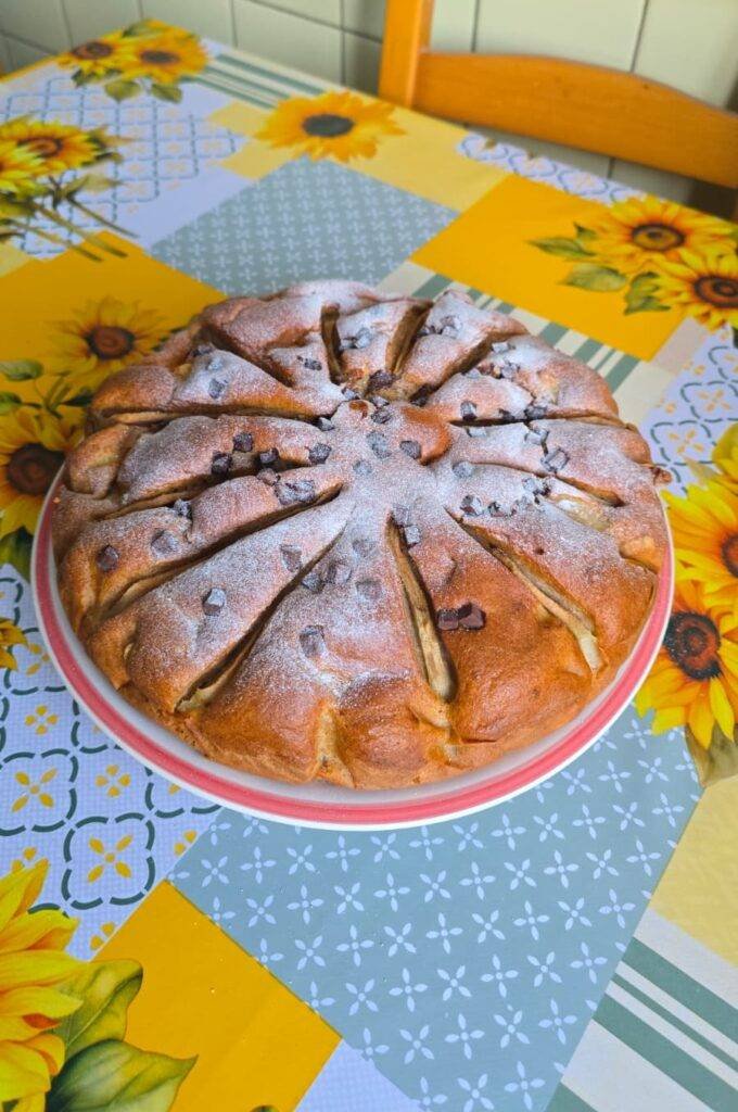 torta integrale pere e yogurt greco