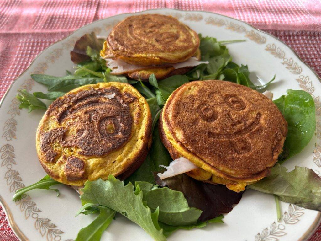 pancake salati alla zucca