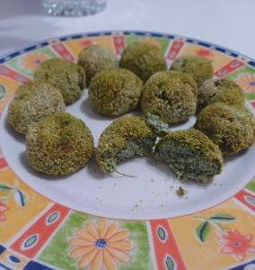 polpette ricotta e spinaci