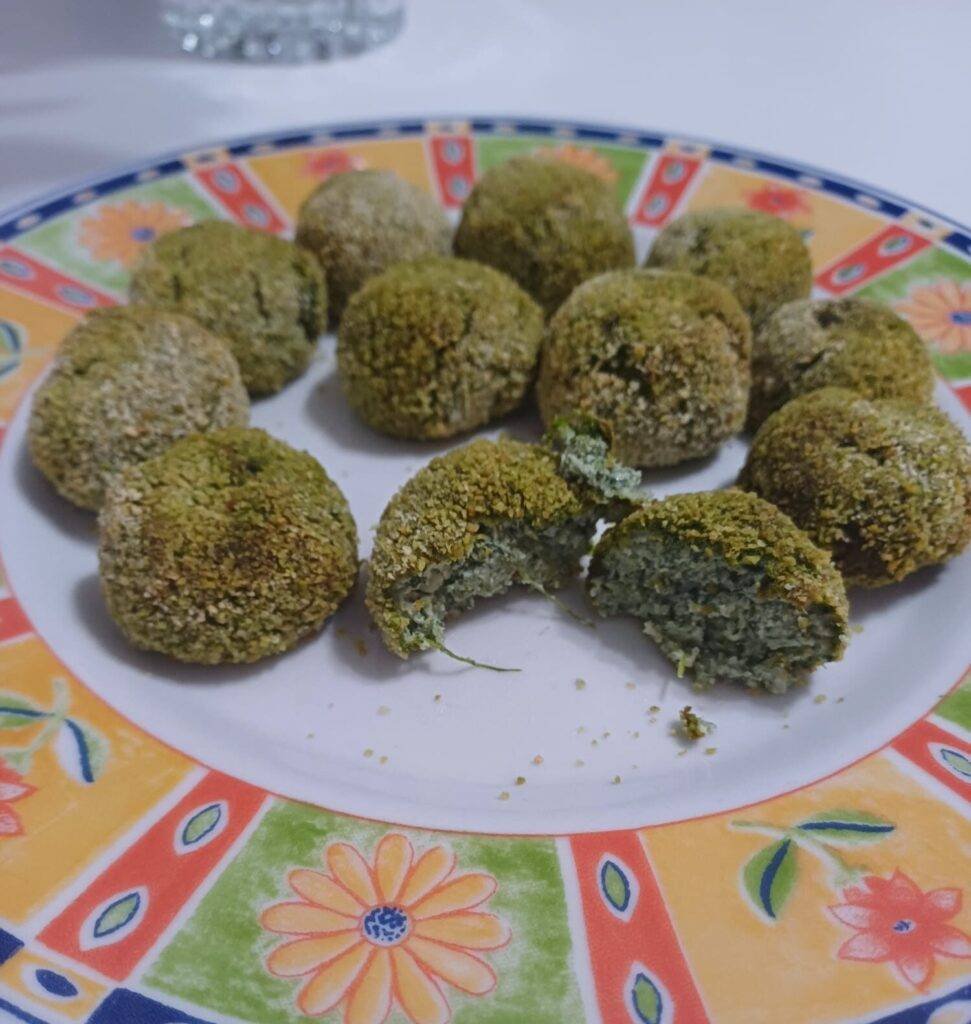 polpette ricotta e spinaci