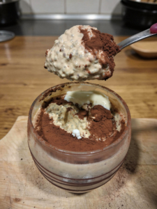 chia pudding al tiramisù