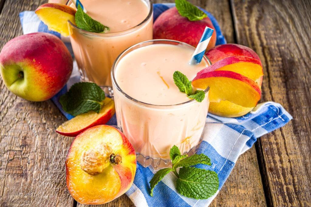 frullato pesca e melone