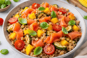 insalata di farro e mango