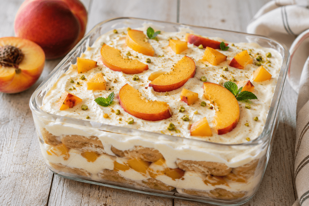 TIRAMISù LIGHT ALLE PESCHE