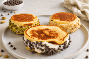sandwich gelato ai pancake