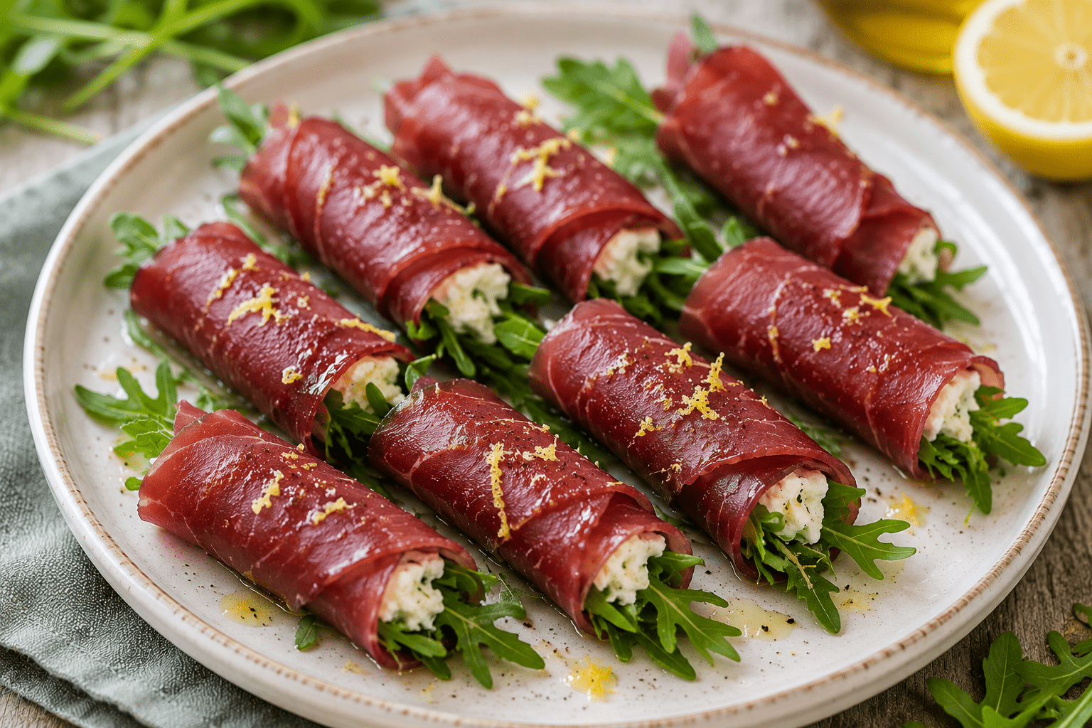 involtini di bresaola