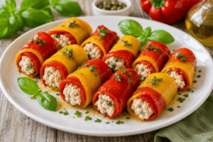 INVOLTINI DI PEPERONI E TONNO
