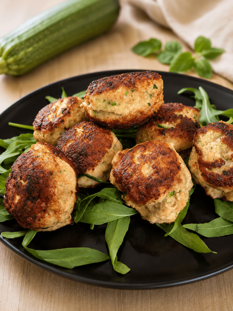 polpette pollo e zucchine