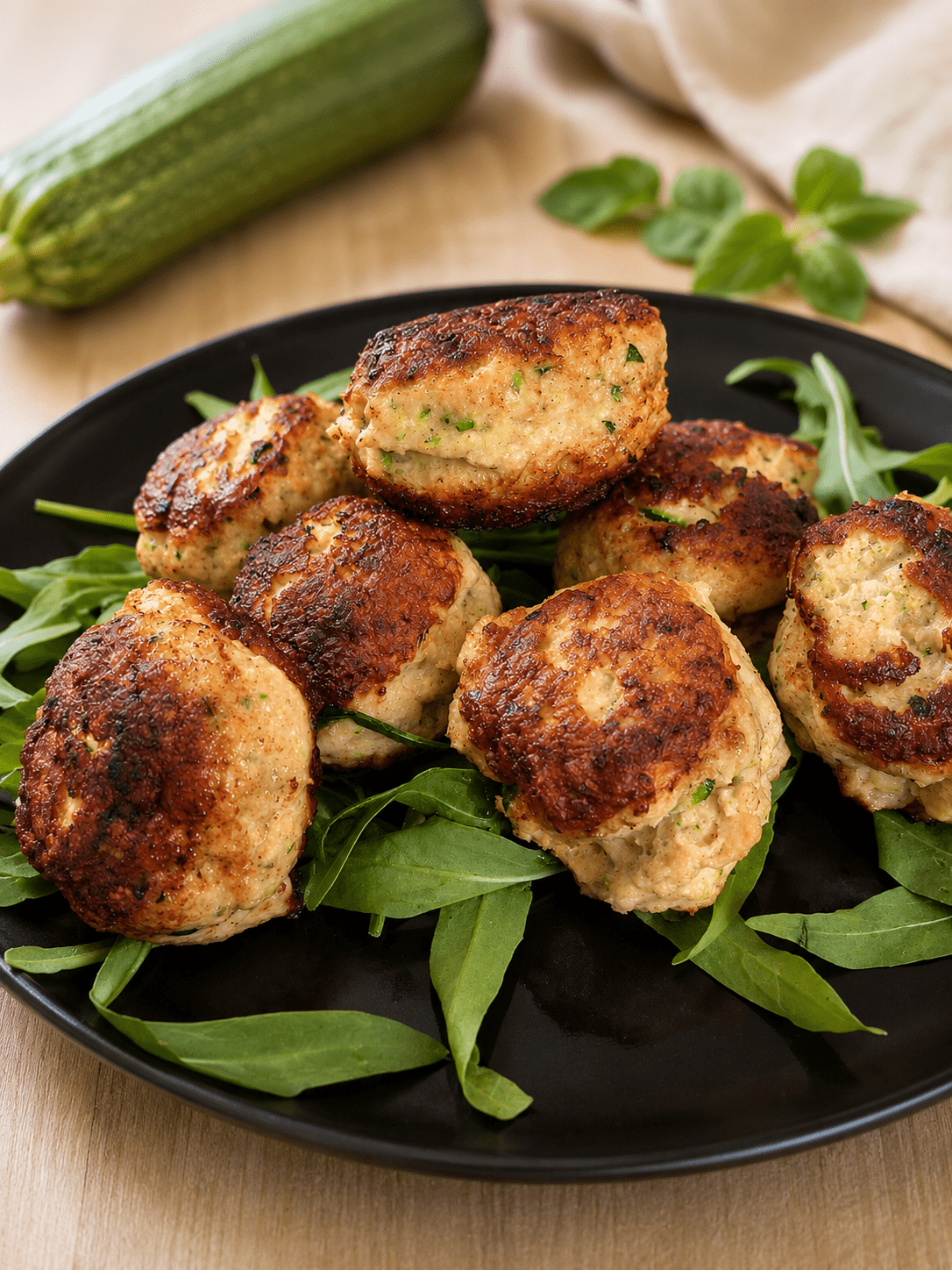 polpette pollo e zucchine