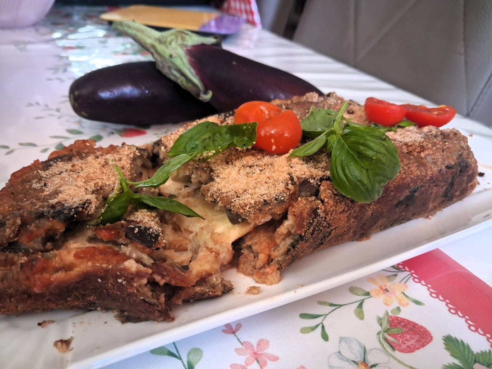 polpettone di melanzane alla parmigiana