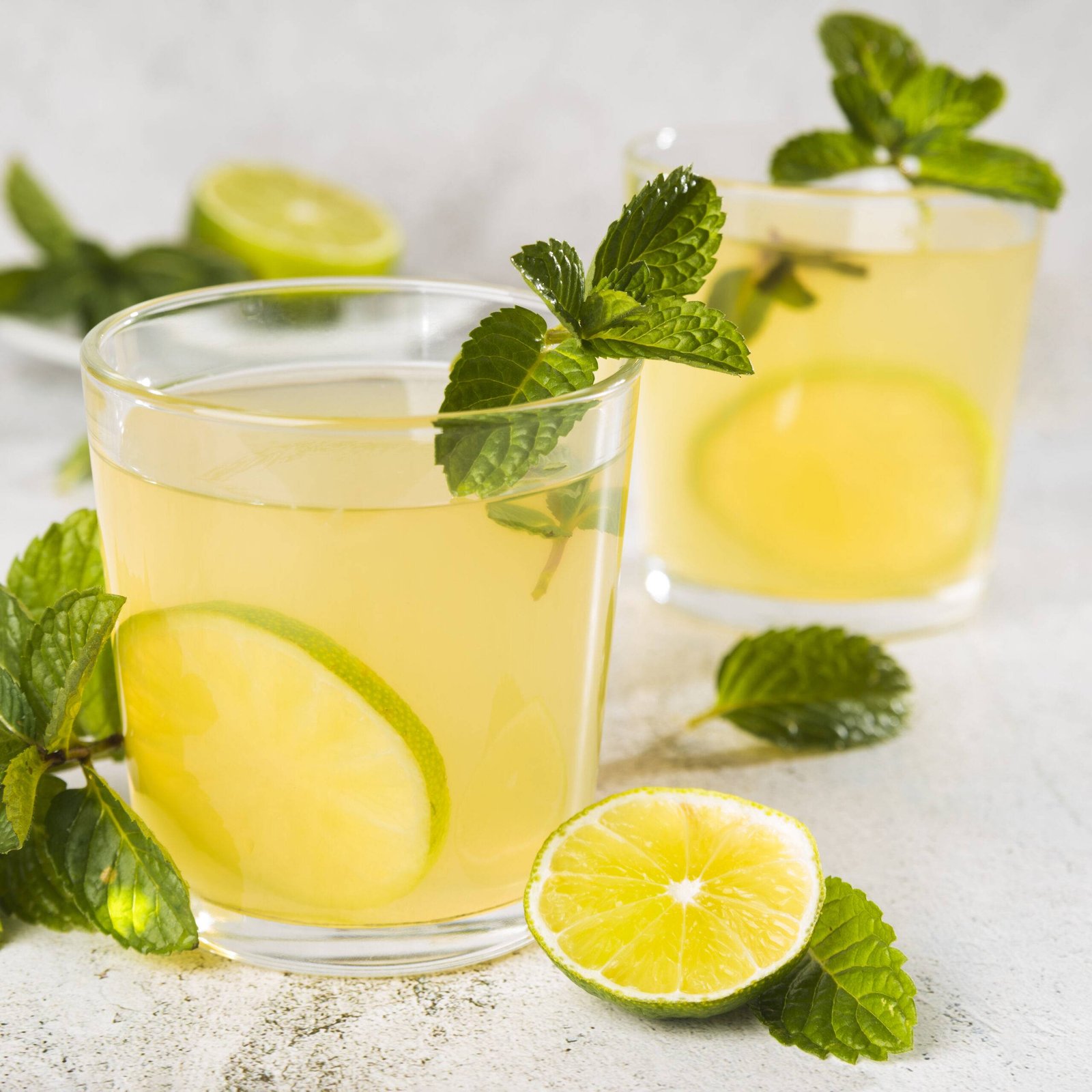 acqua limone e menta