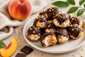 bocconcini pesca e cioccolato