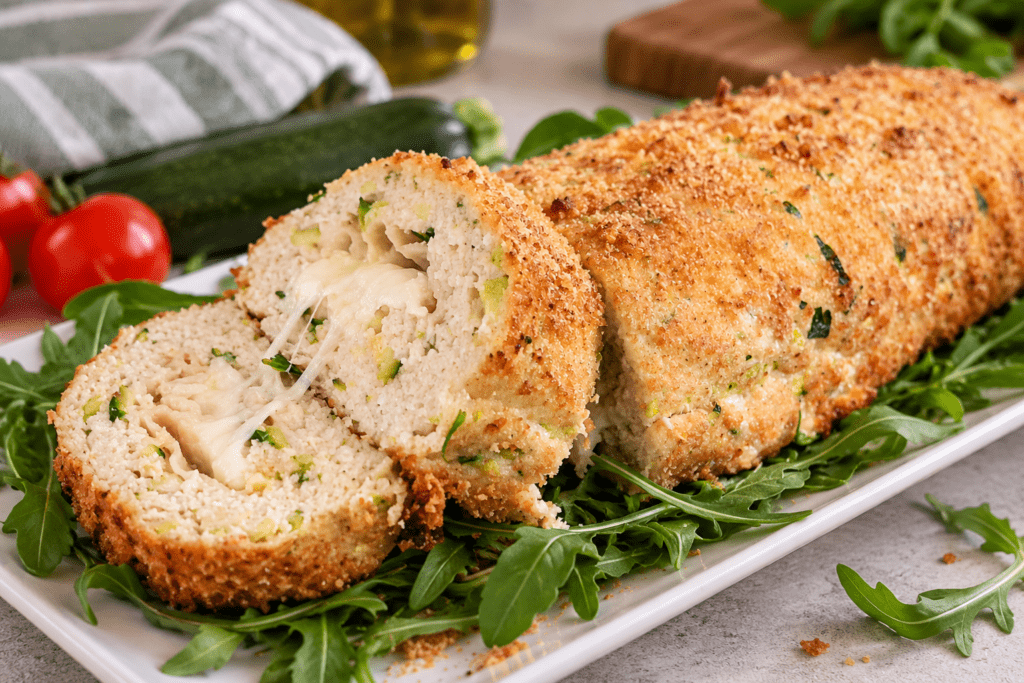 polpettone di tacchino e zucchine filante